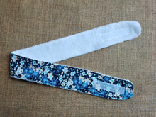 Charger l'image dans la galerie, Bandeau de soin visage " Fleurs bleues "