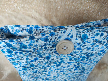 Charger l'image dans la galerie, Pochette à livre "liberty bleu / blanc "
