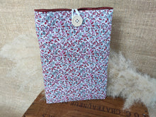 Charger l'image dans la galerie, Pochette à livre "liberty rouge"