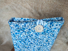 Charger l'image dans la galerie, Pochette à livre de poche/ liseuse "liberty bleu & blanc"