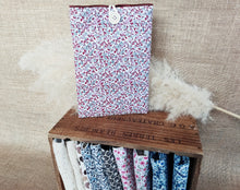 Charger l'image dans la galerie, Pochette à livre "liberty rouge"