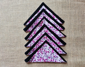 1 Serviette de table "Rosy 🌺"