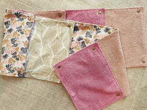 Essuie-tout lavable " Automne " 8 feuilles