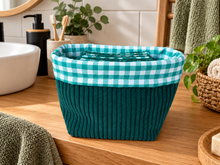 Charger l'image dans la galerie, Lingettes " Vichy vert "
